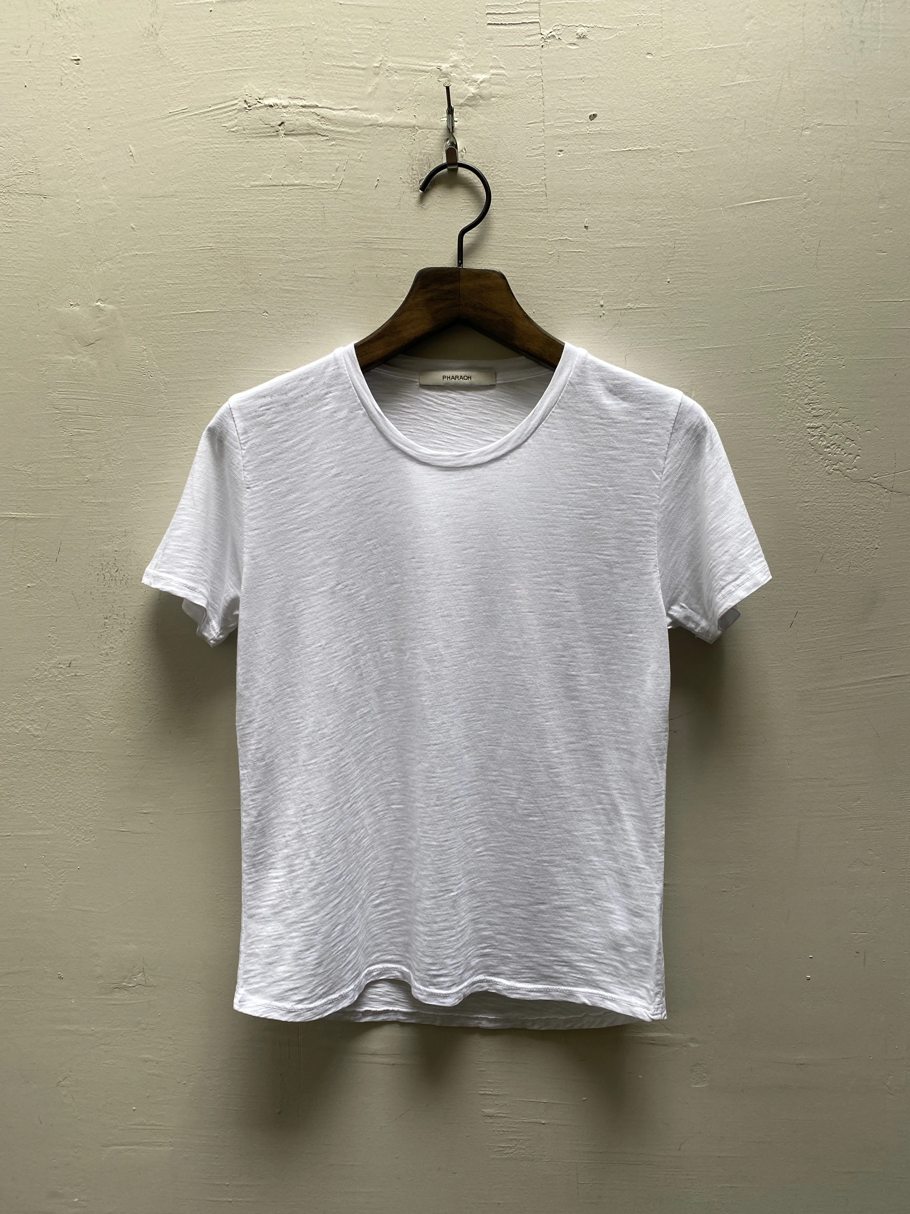 Classic Crewneck Tee in Supima Slub - White