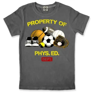 Classic HP Property Of Phys. Ed. Multi Sport Toddler Tee