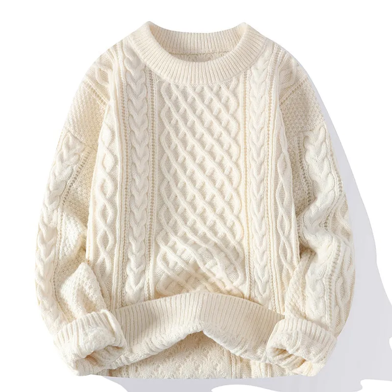 Classic Men Knitted Pullovers Loose