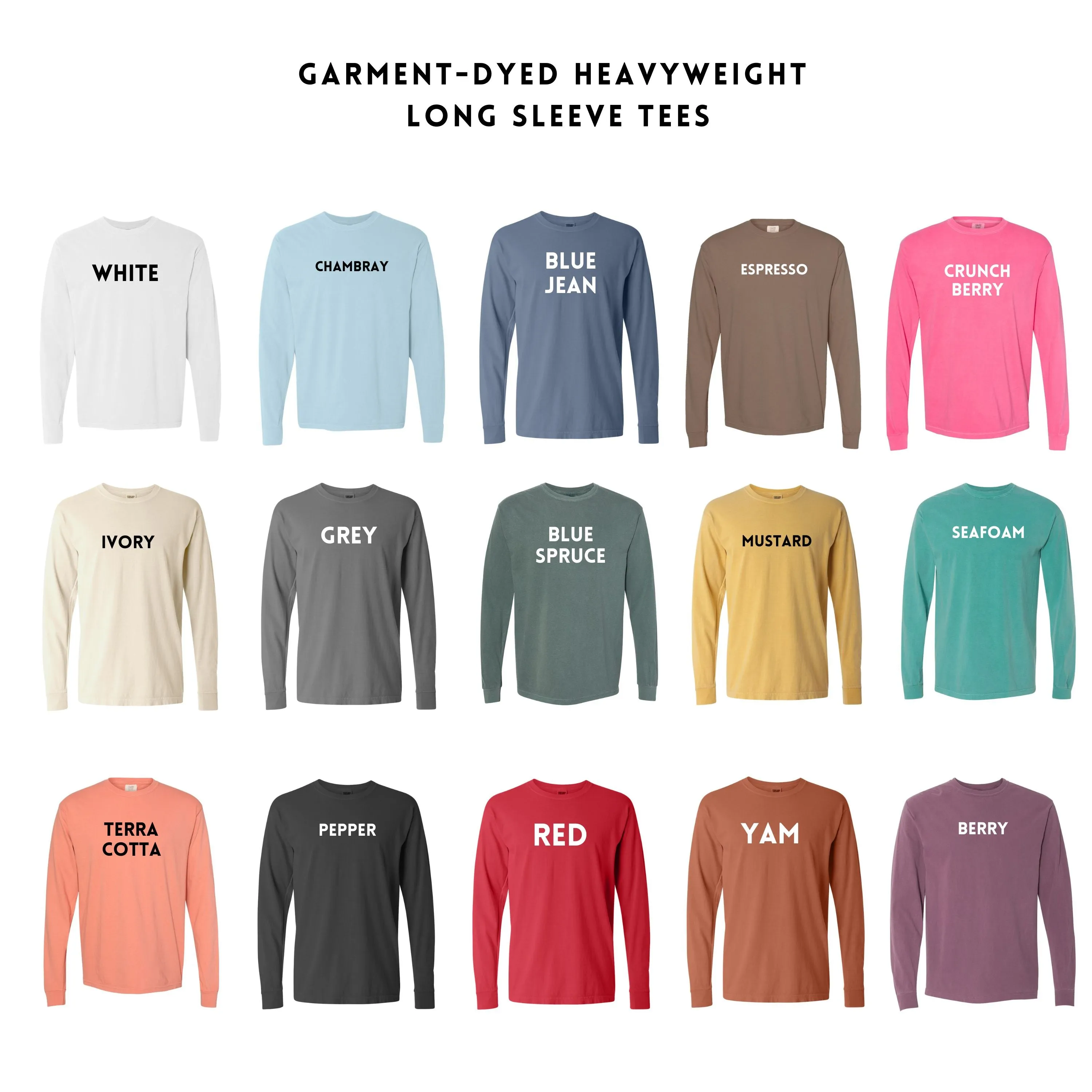 Coquette Farm Fresh Pumpkin | Garment Dyed Long Sleeve