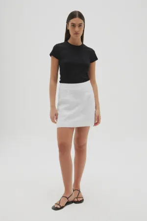 Darcy Skirt White