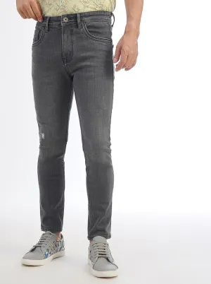 Dark Grey Washed Urban Fit Jeans | Greenfibre