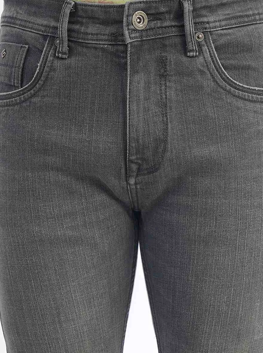 Dark Grey Washed Urban Fit Jeans | Greenfibre