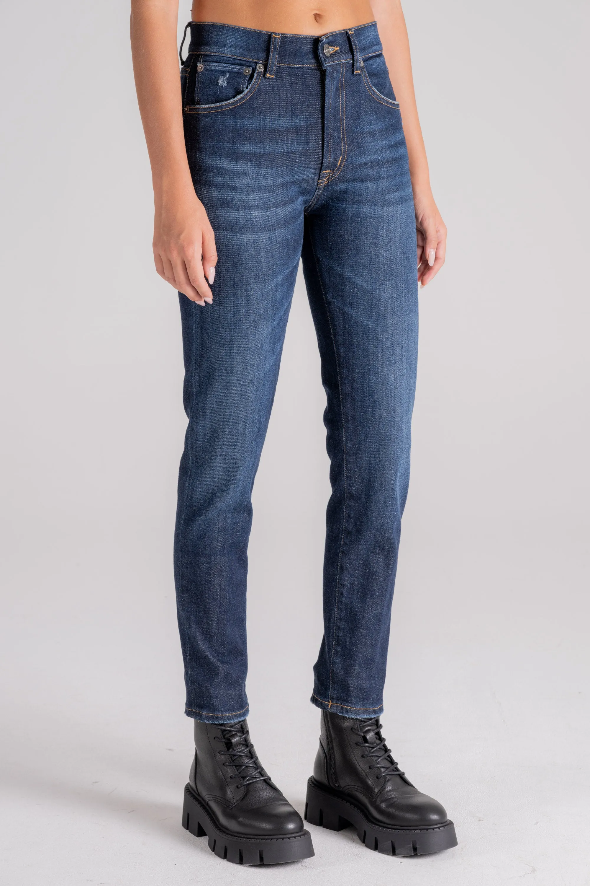 Dondup Jeans Daila Cotone Blu