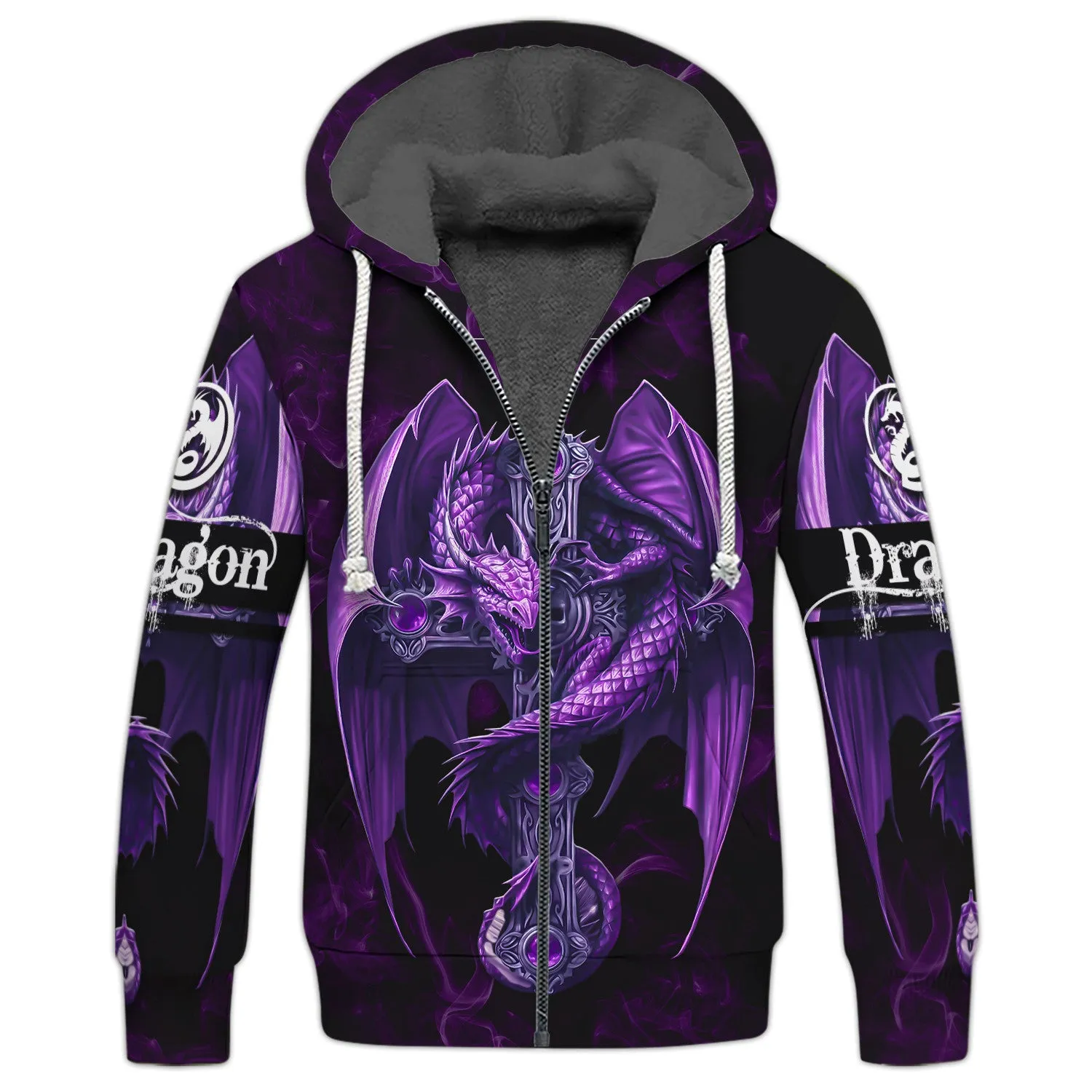 Dragon 3D Hoodie All Over Printed - Dragon Tattoo Jacket 3D print for Woman