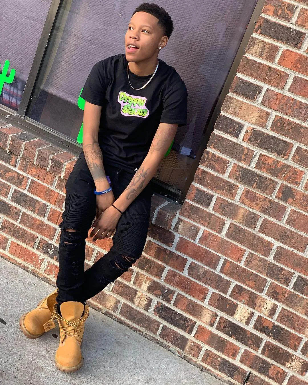Drippin Sauce Fresh Prince | Black Tee
