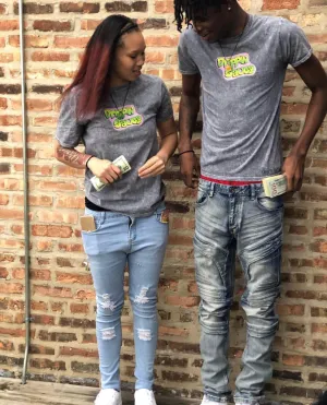 Drippin Sauce Fresh Prince | Gray Vintage Wash Tee
