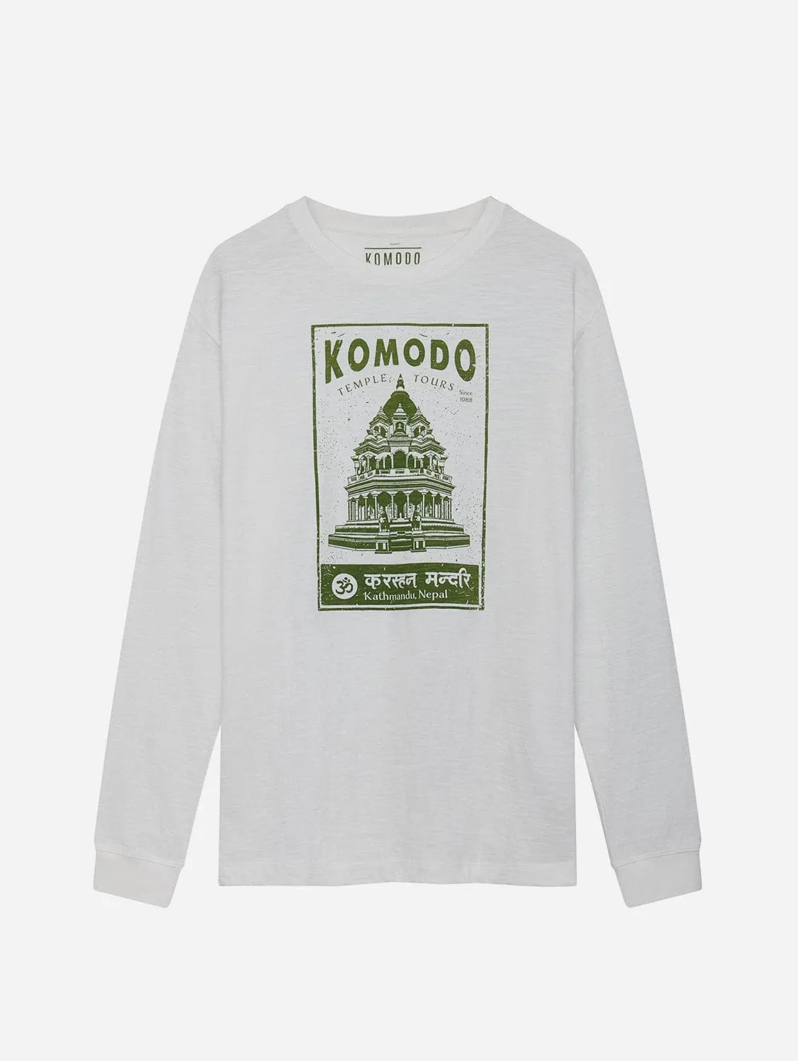 Dunbar Temple Men's Organic Cotton Top | White