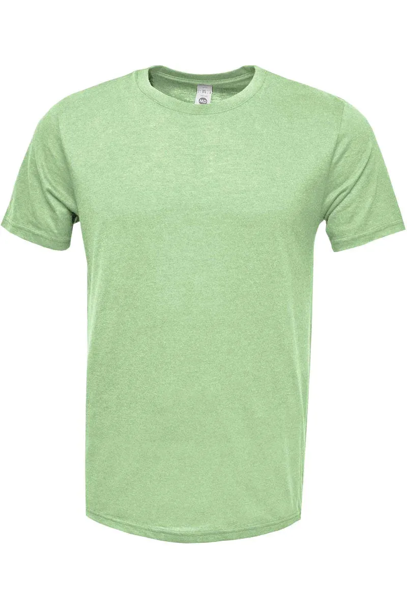 Easter Egg Happy Easter Puff Vinyl Adult Soft-Tek Blend T-Shirt