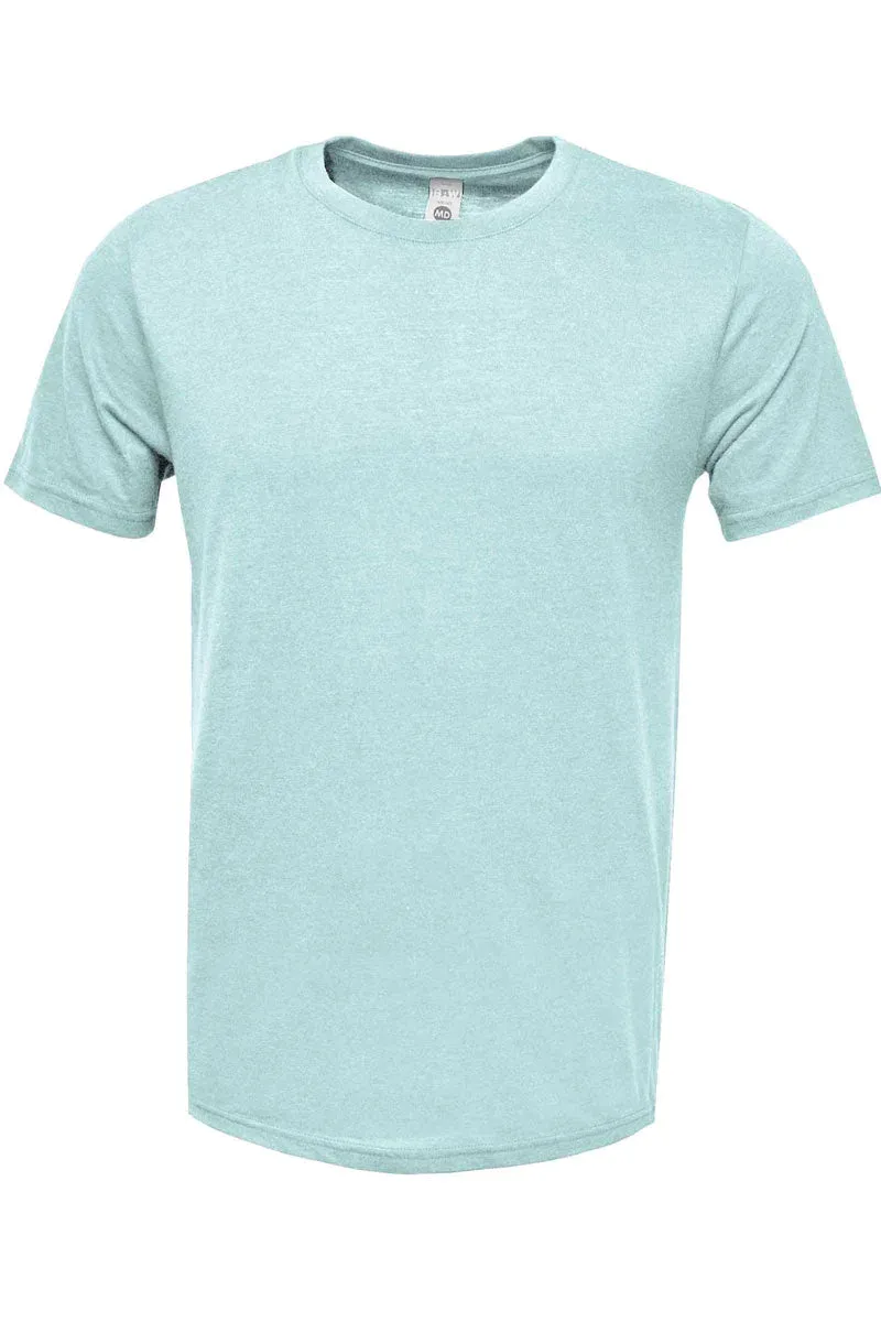 Easter Egg Happy Easter Puff Vinyl Adult Soft-Tek Blend T-Shirt