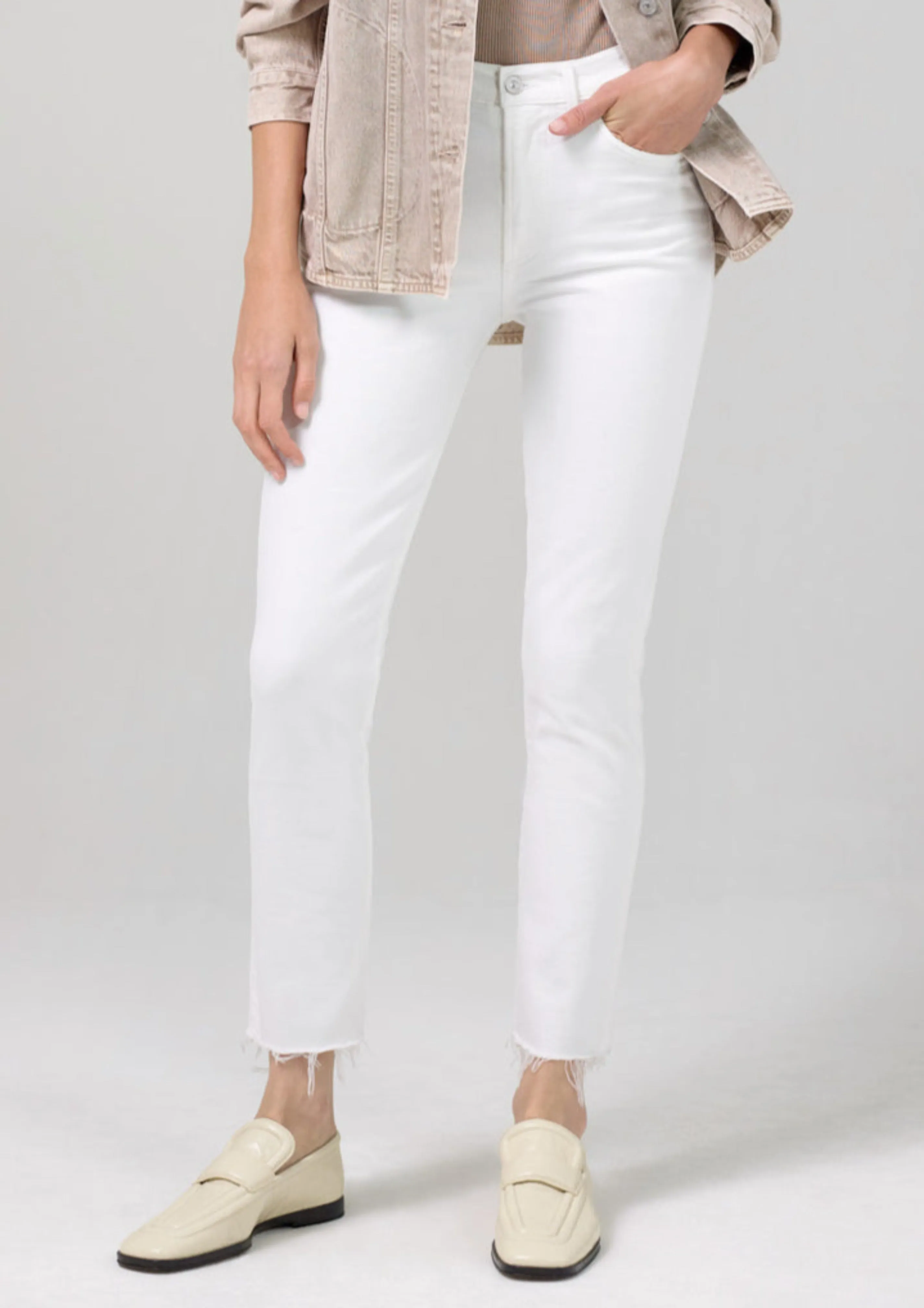 Ella Mid Rise Slim Crop