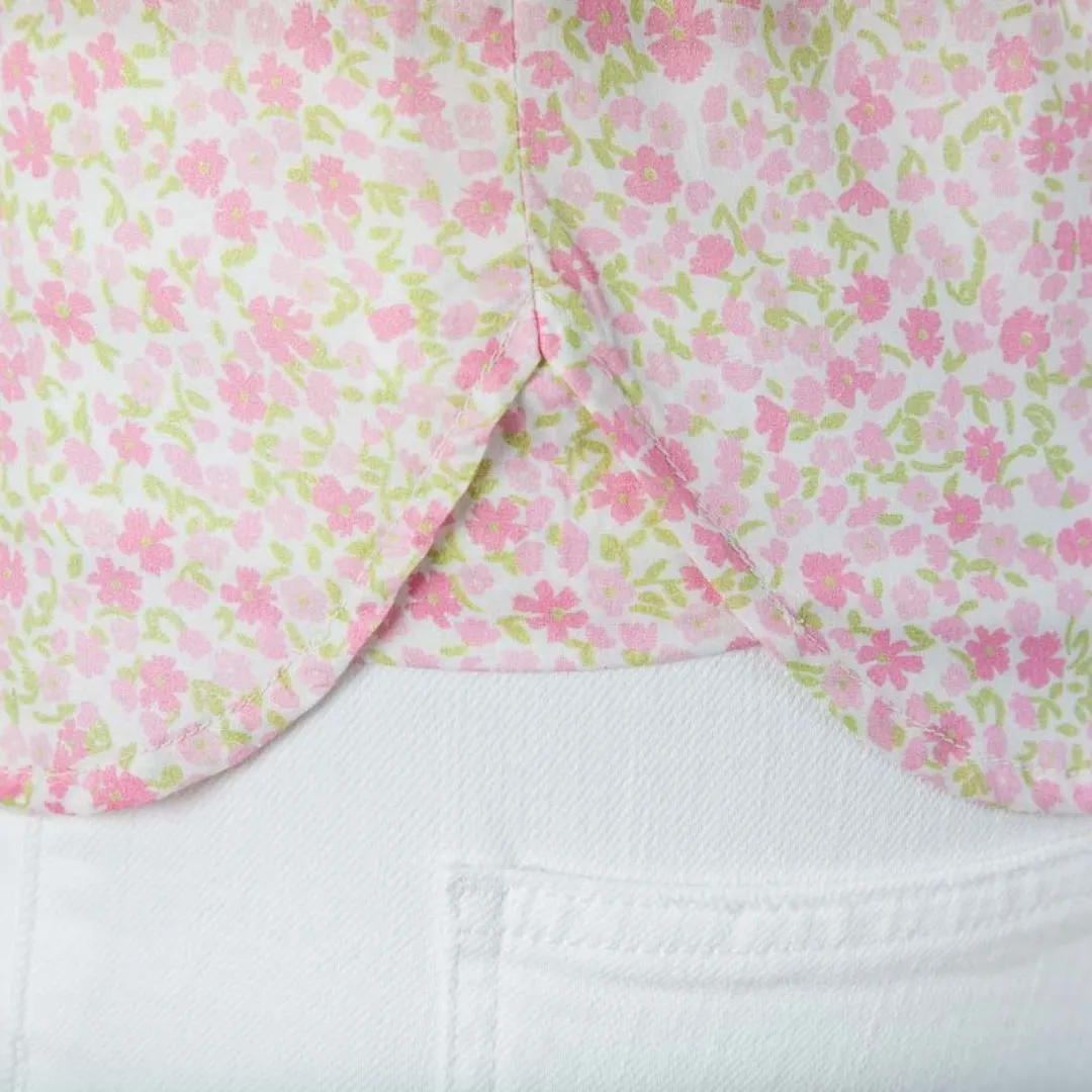 Everyday Shirt - Baby Pink Floral