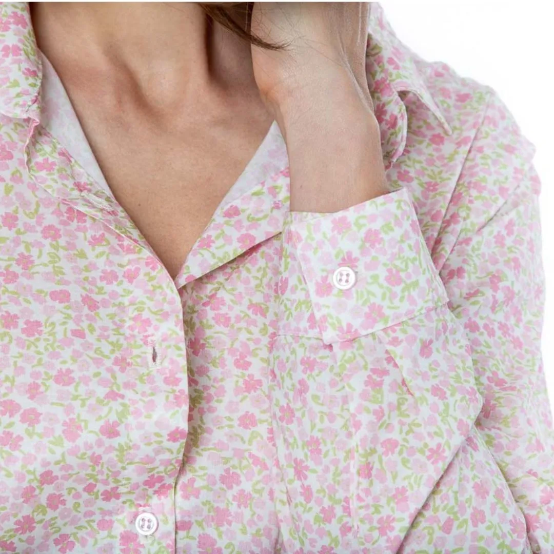 Everyday Shirt - Baby Pink Floral