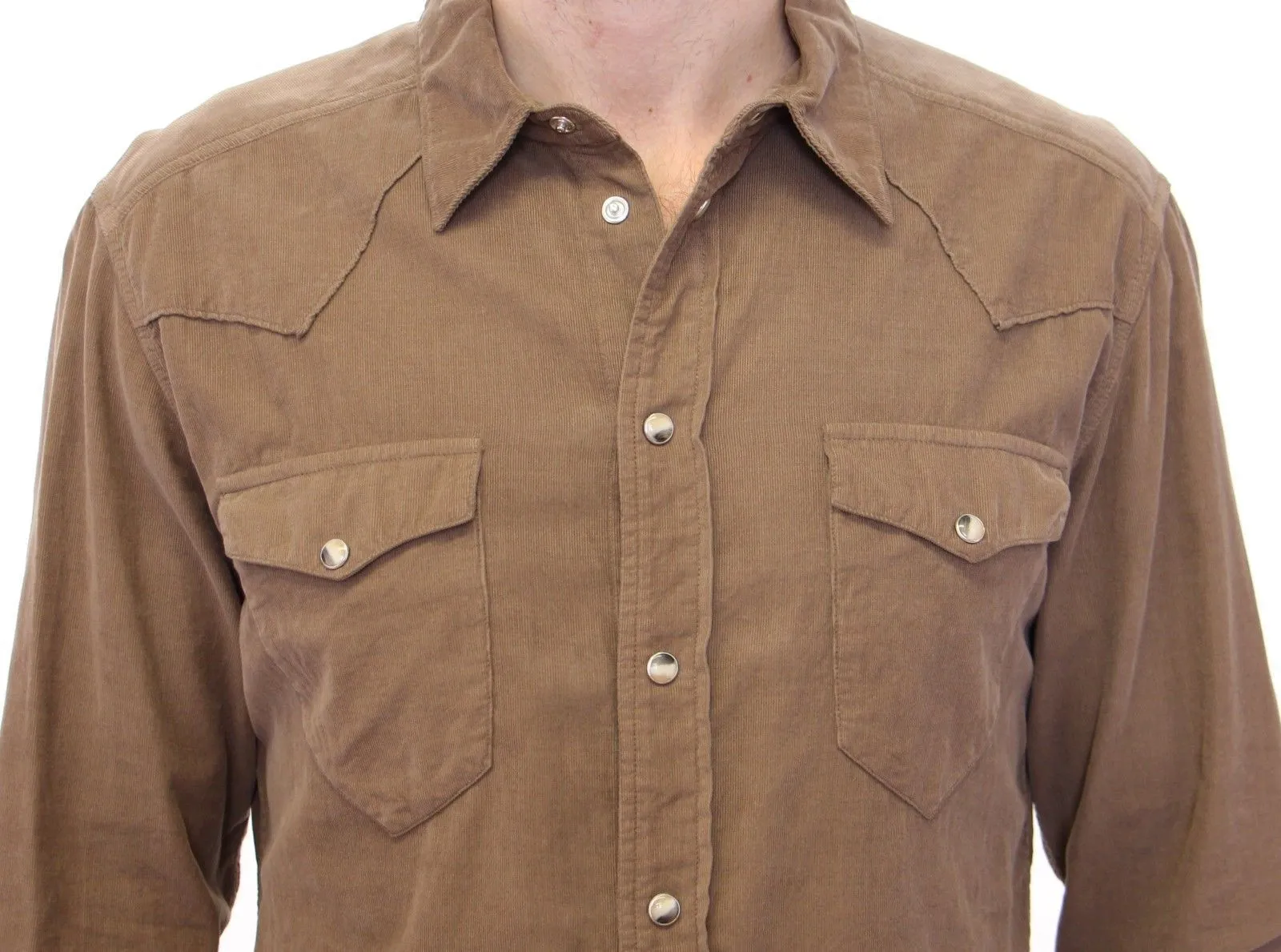 Exclusive Beige Manchester Sicilia Casual Shirt