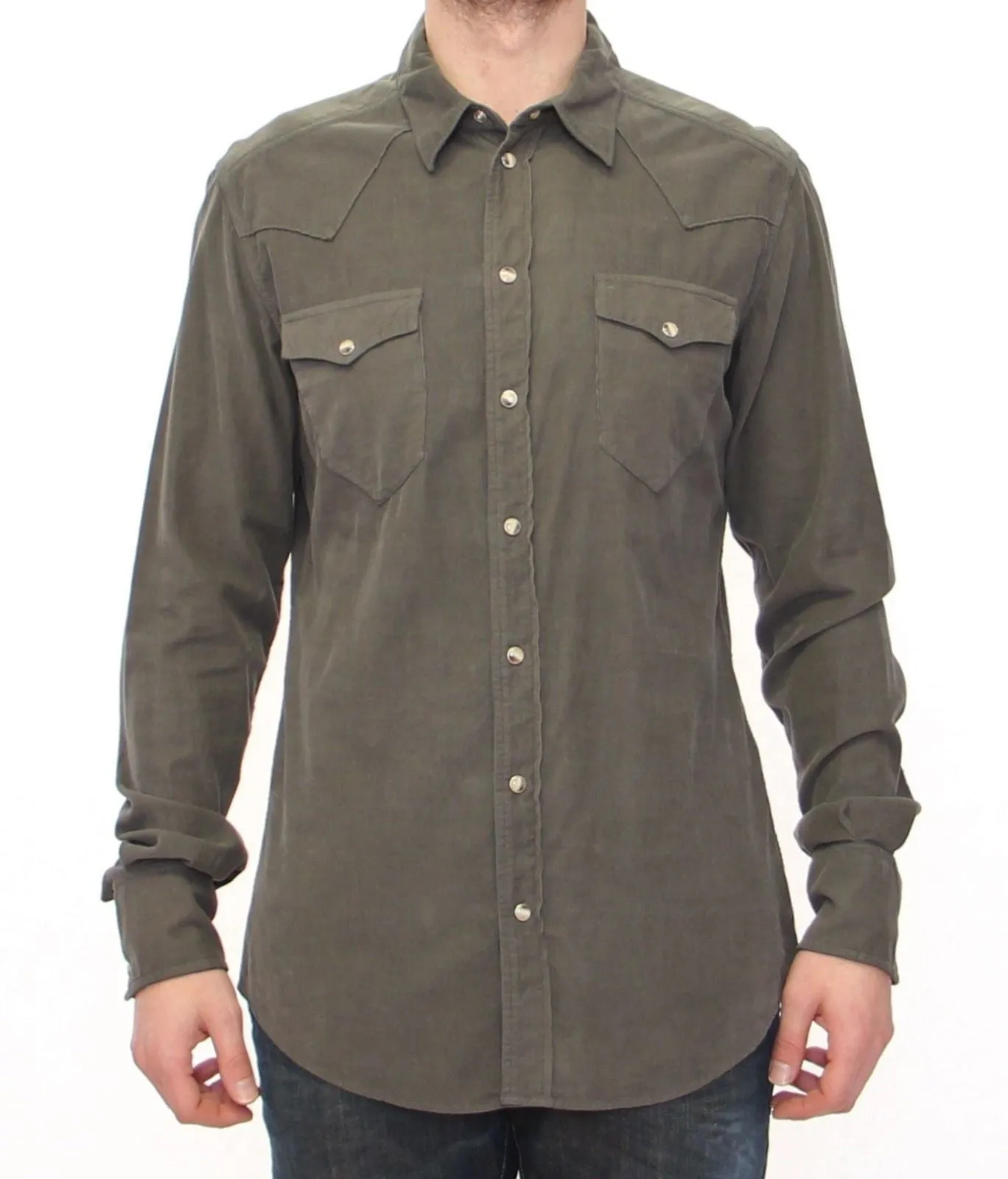Exclusive Green Manchester Sicilia Casual Shirt