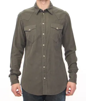 Exclusive Green Manchester Sicilia Casual Shirt