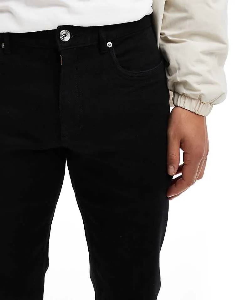 Farah Elm slim jeans in black