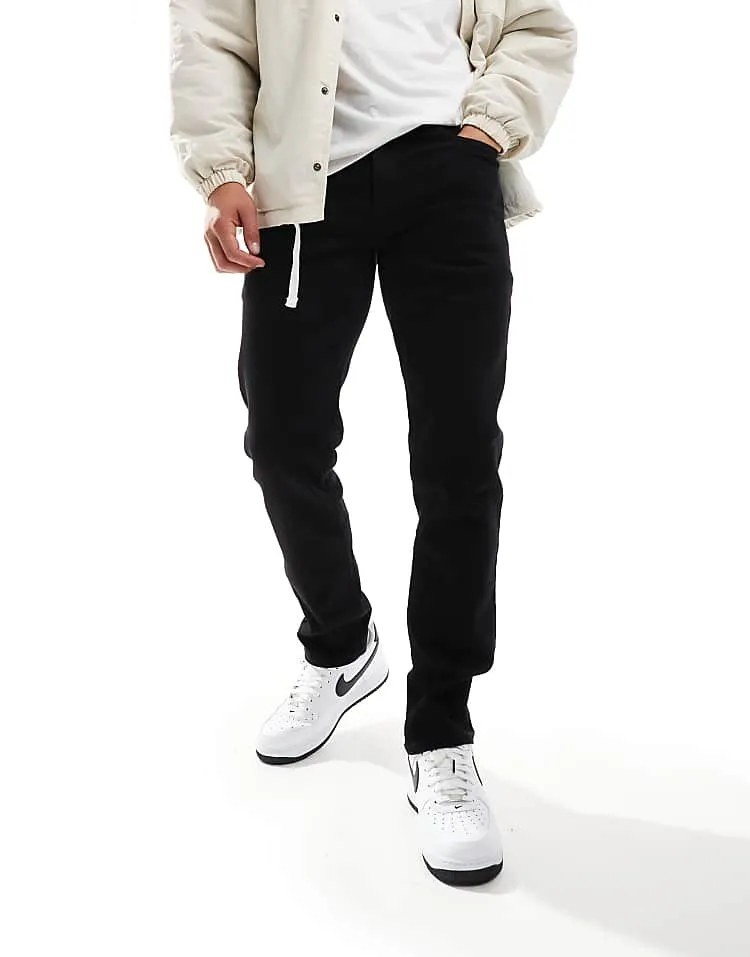 Farah Elm slim jeans in black
