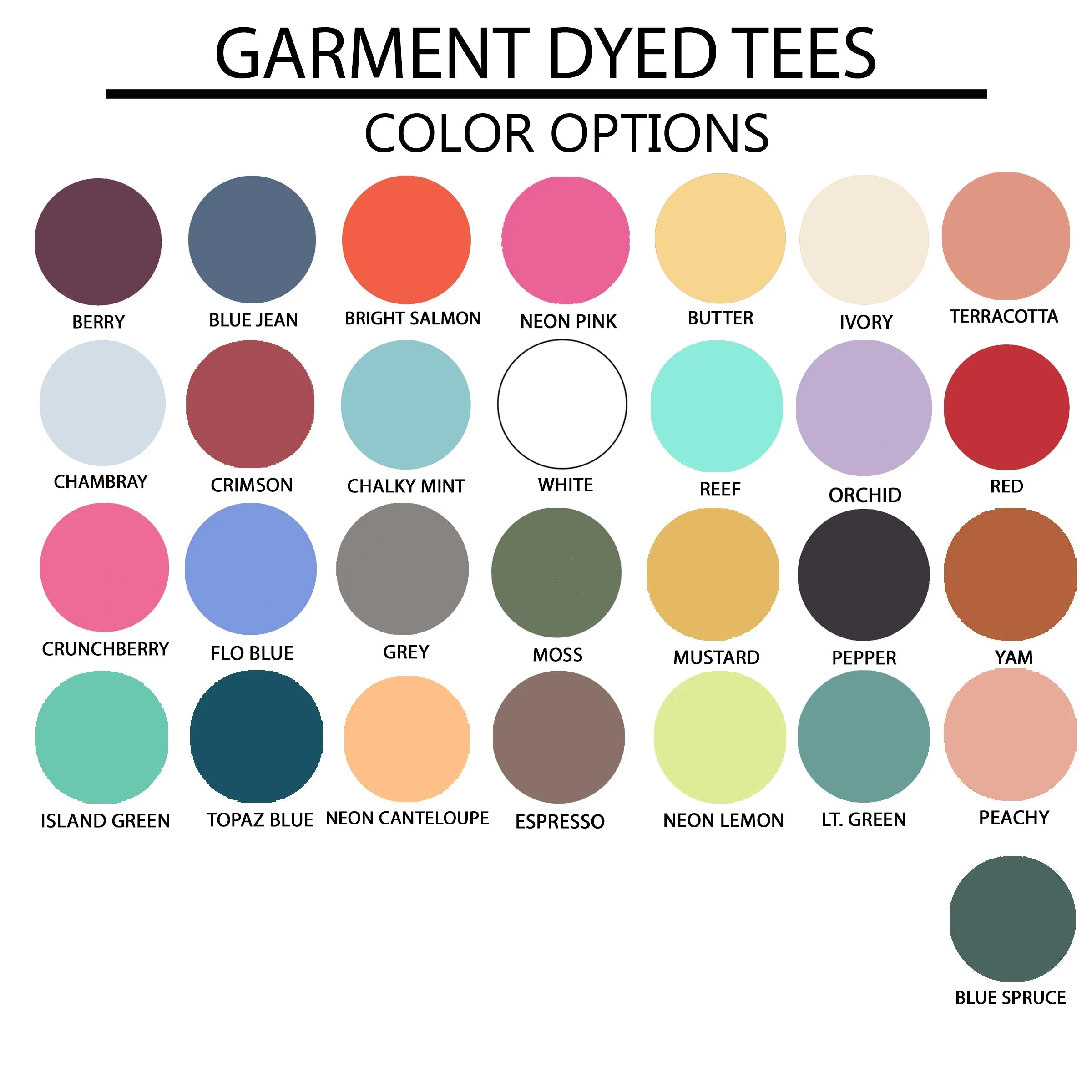 Farm Fresh Christmas Tree Stars | Garment Dyed Tee