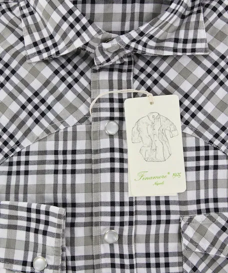 Finamore Napoli Beige Casual Shirt – Size: 15.75 US