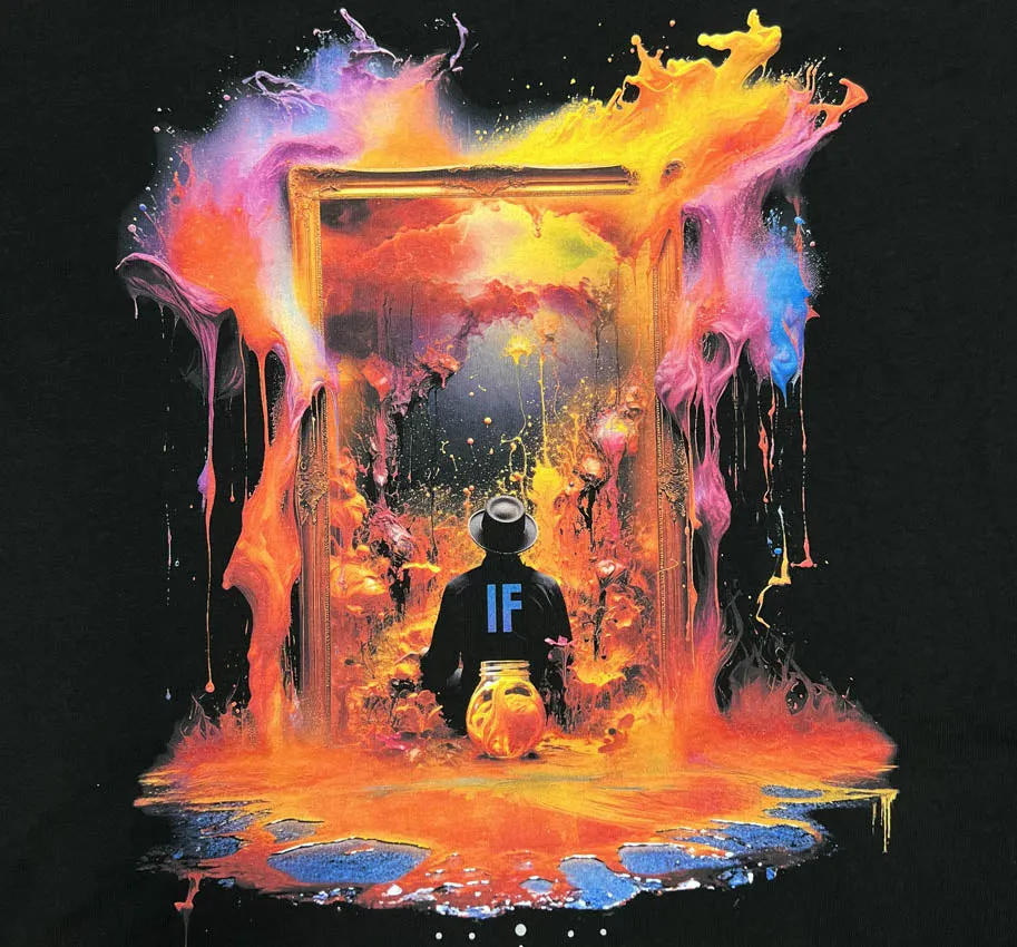 FLUID RAPTURE  Mens T Black