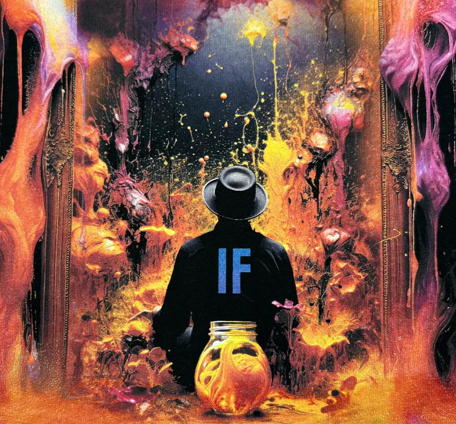 FLUID RAPTURE  Mens T Black