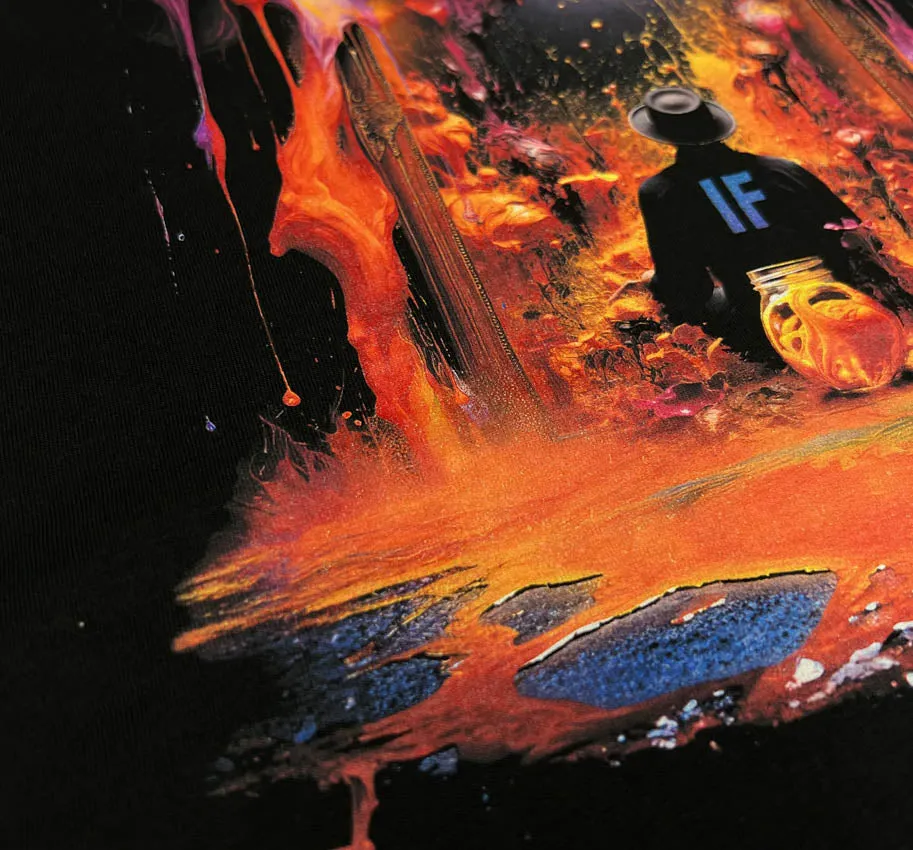 FLUID RAPTURE  Mens T Black