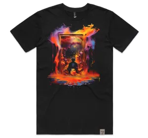 FLUID RAPTURE  Mens T Black