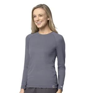 Force Sub-Scrubs C31002 Performance Long Sleeve Tee Pewter