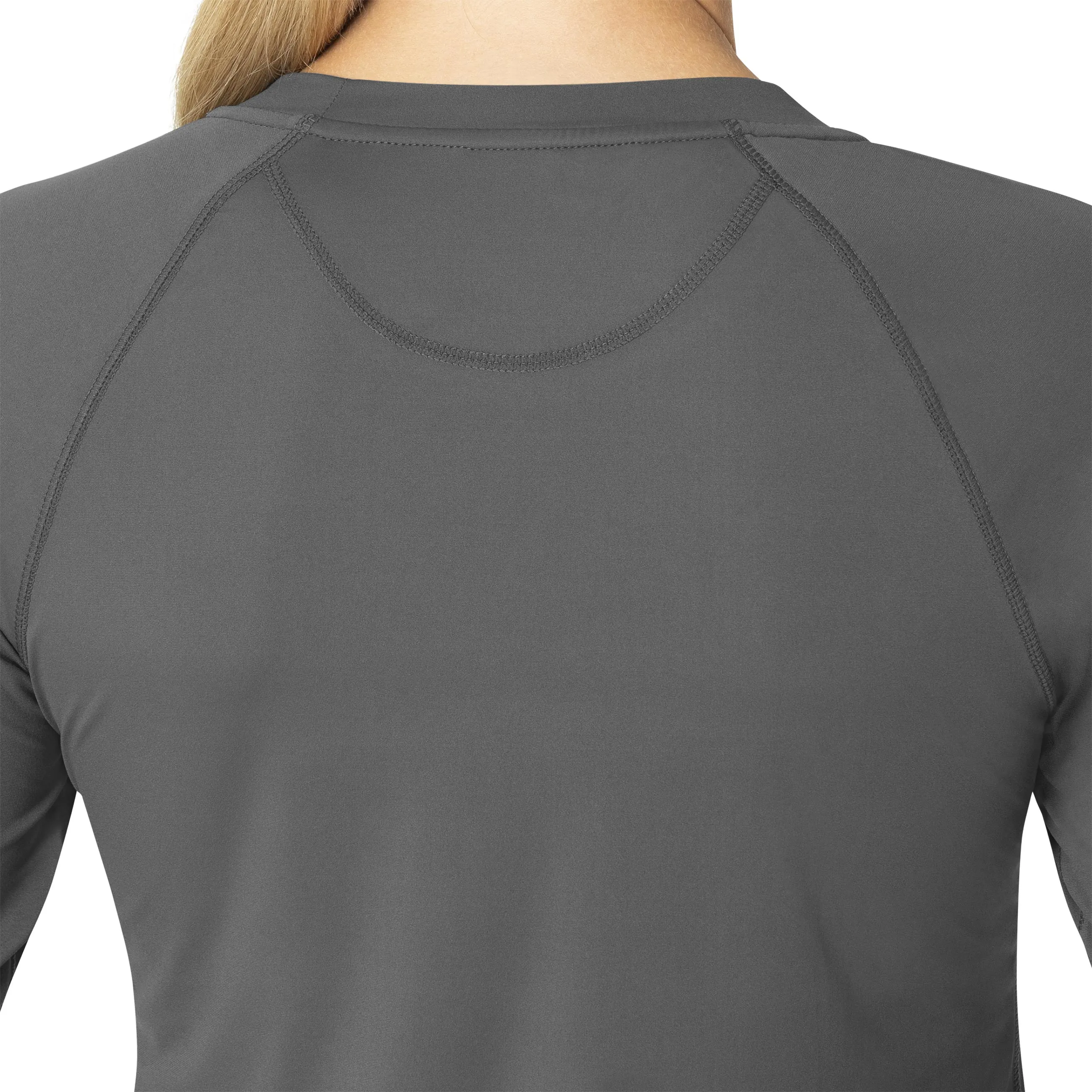 Force Sub-Scrubs C31002 Performance Long Sleeve Tee Pewter