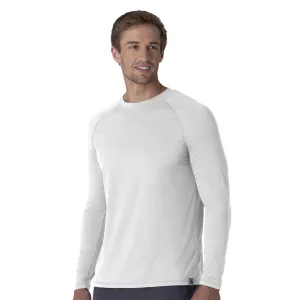 Force Sub-Scrubs C32002 Men's Performance Long Sleeve Tee White