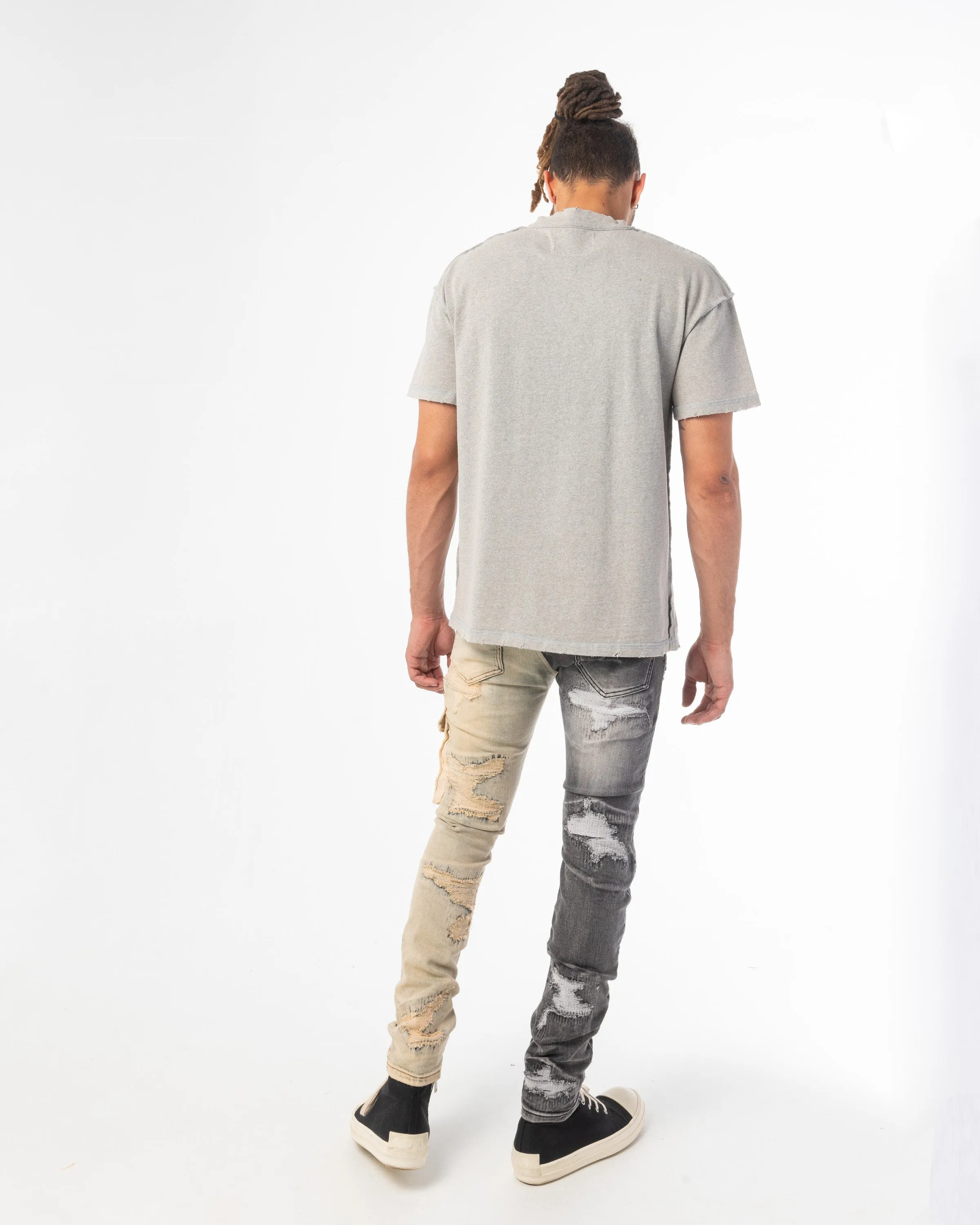 FRAGMENT DENIM (BLACK/WHEAT COMBO)