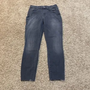 Frank &amp; Eileen Sz 28 Sligo Slim Jeans Raw Hem Dark Washed Stretch Casual Preppy