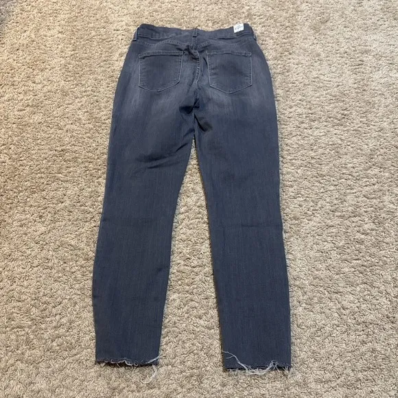 Frank &amp; Eileen Sz 28 Sligo Slim Jeans Raw Hem Dark Washed Stretch Casual Preppy