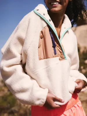 Free People Movement Hit The Slopes Colorblock Pullover