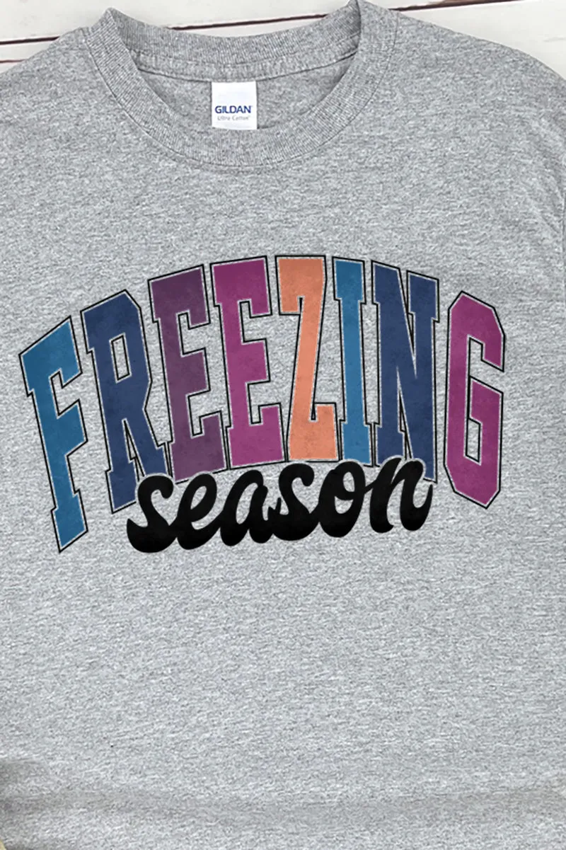 Freezing Season Heavy Cotton Long Sleeve Adult T-Shirt