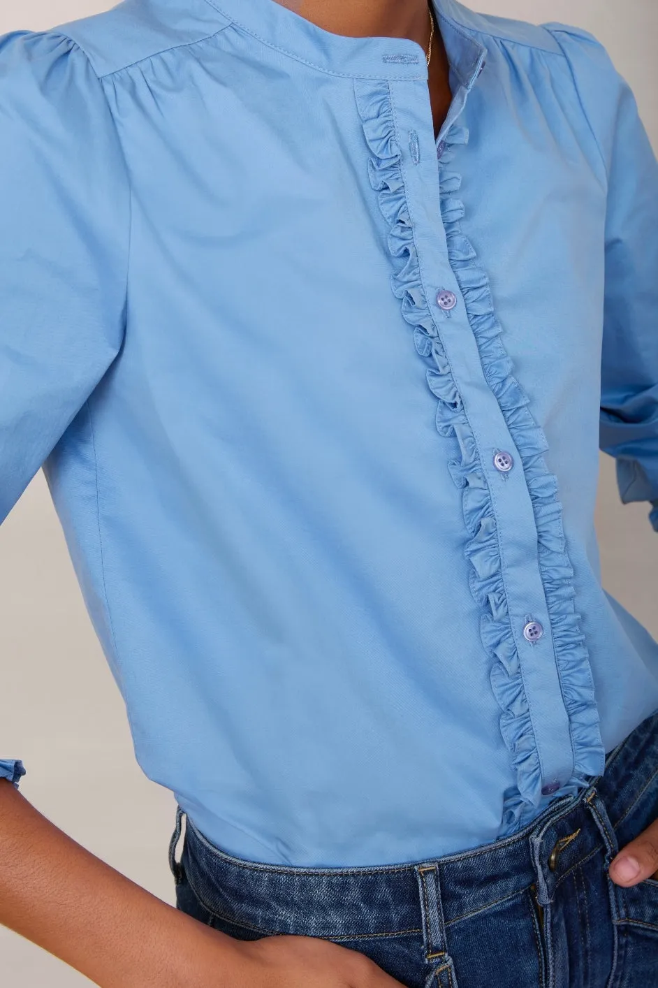 Freida Blouse - Blue