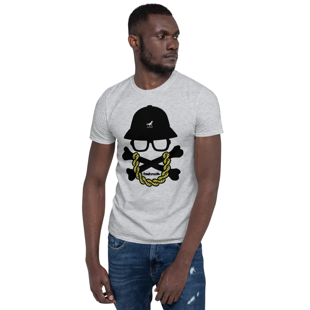 Fresh Mode Old Skull Mens T-Shirt