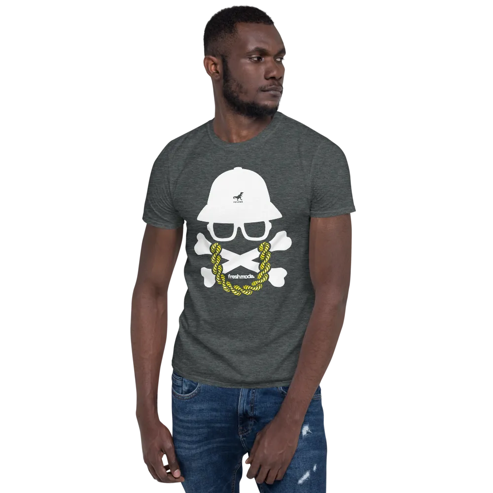 Fresh Mode Old Skull Mens T-Shirt
