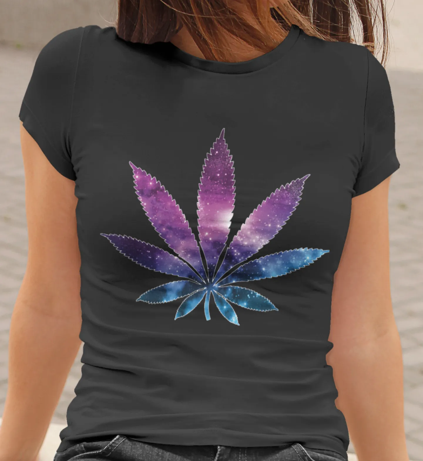 Galaxy Leaf T-Shirt
