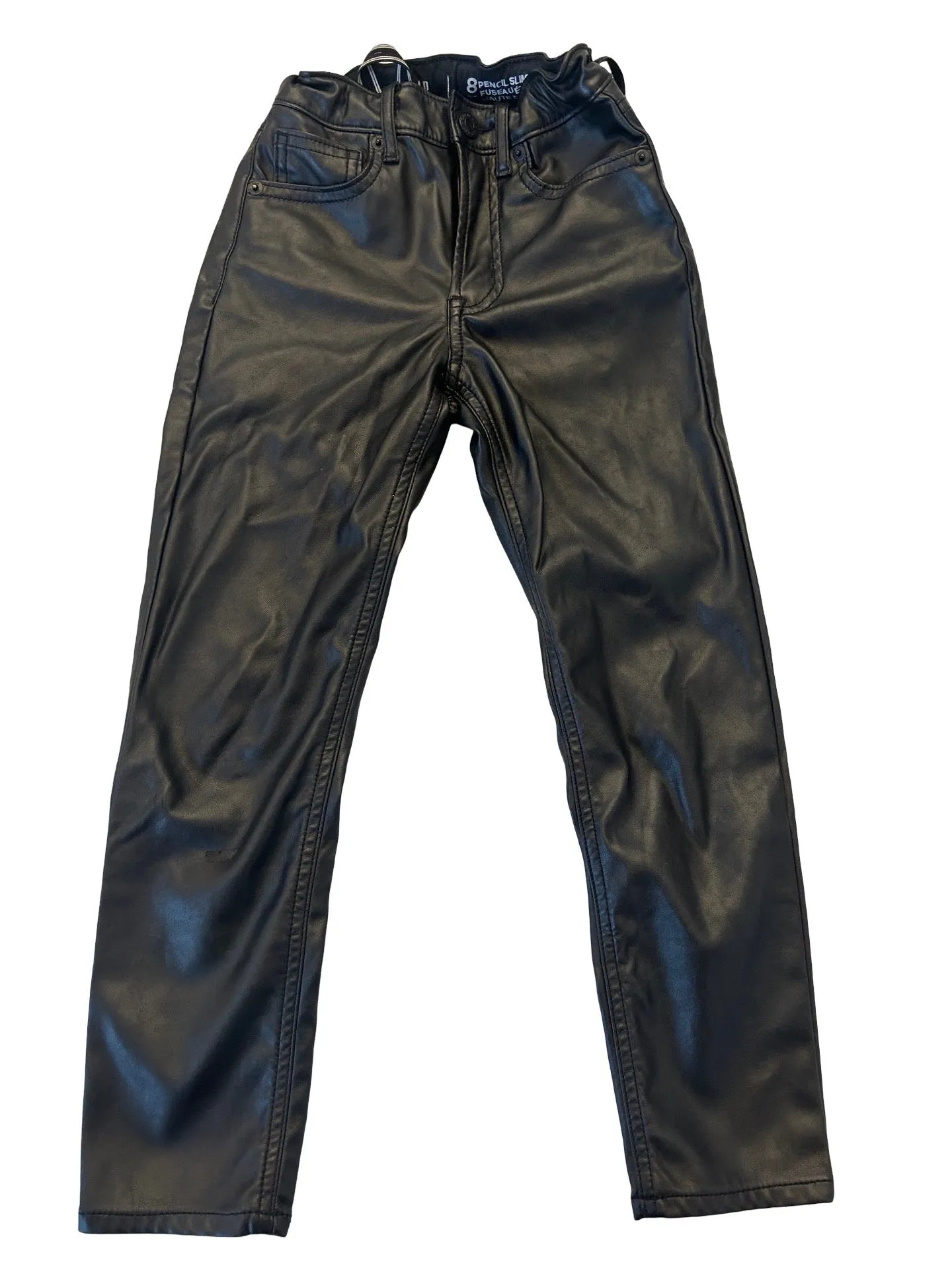 Gap faux leather jeans size 8