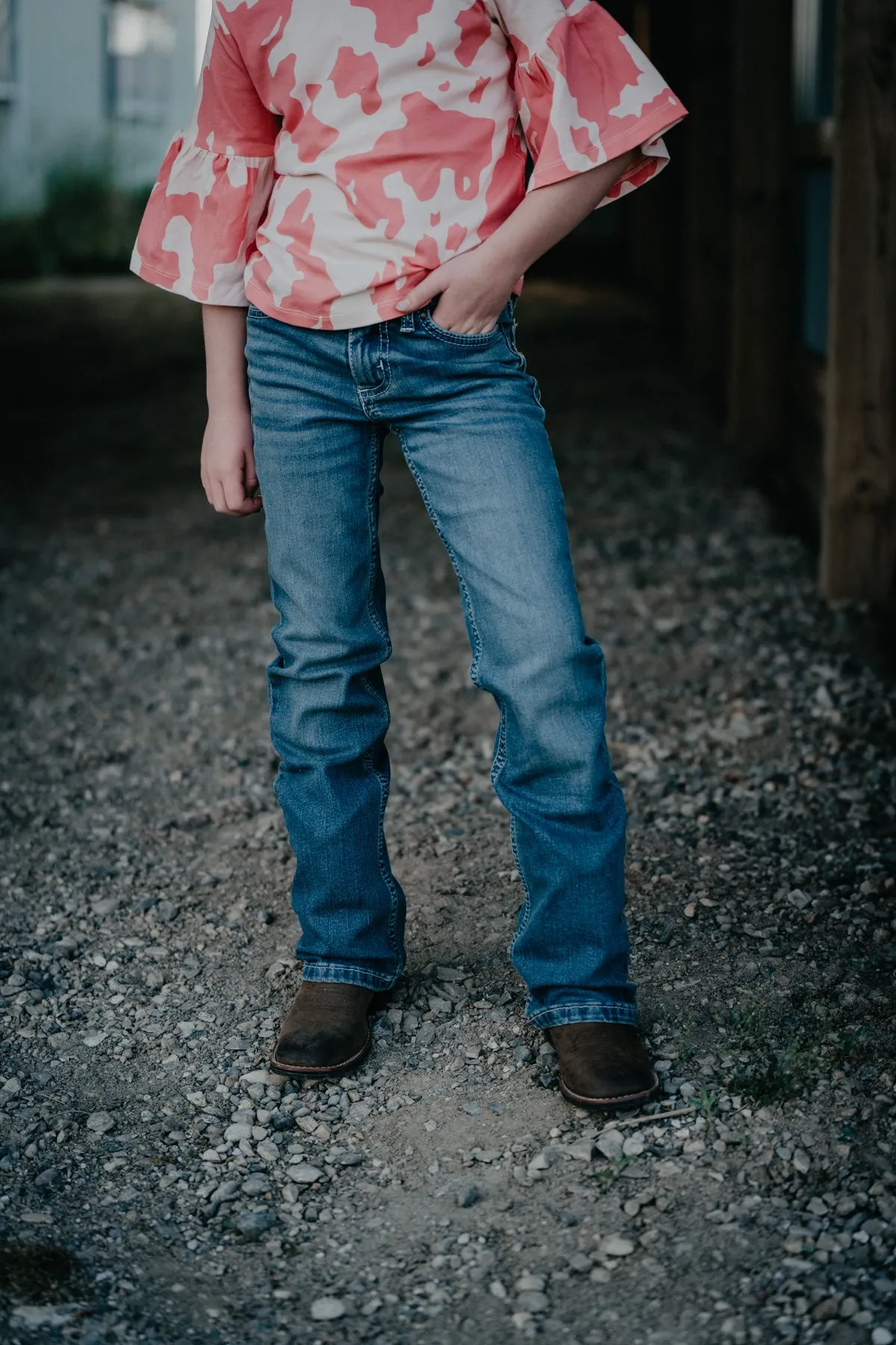 Girls Retro Bootcut Wrangler Jeans (4 Slim only)