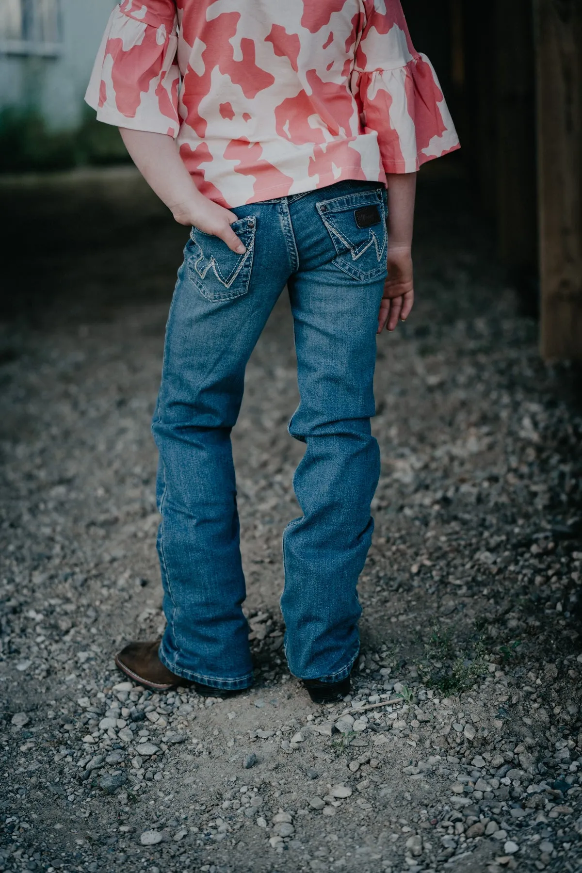 Girls Retro Bootcut Wrangler Jeans (4 Slim only)