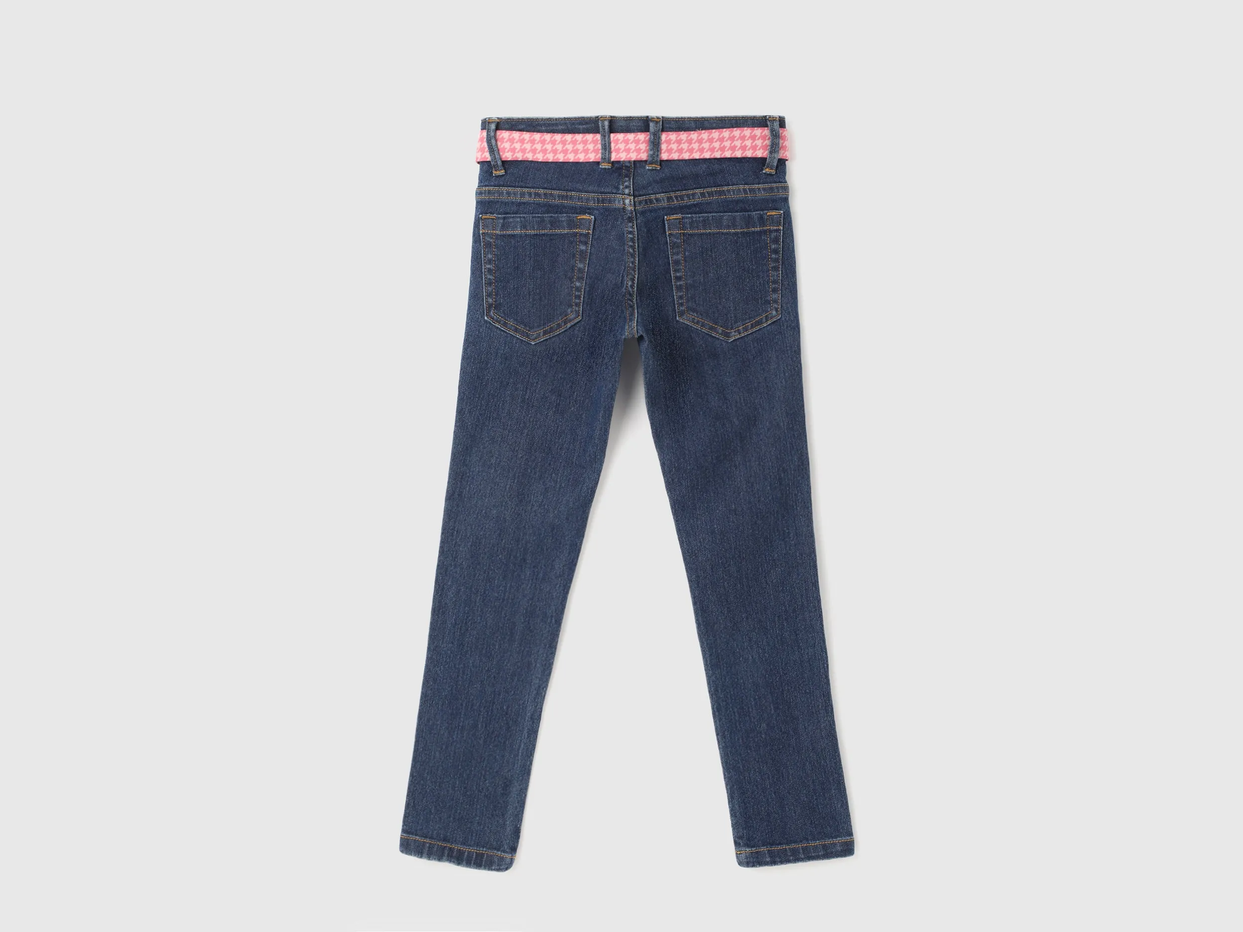 Girl's Solid Slim Fit Jeans