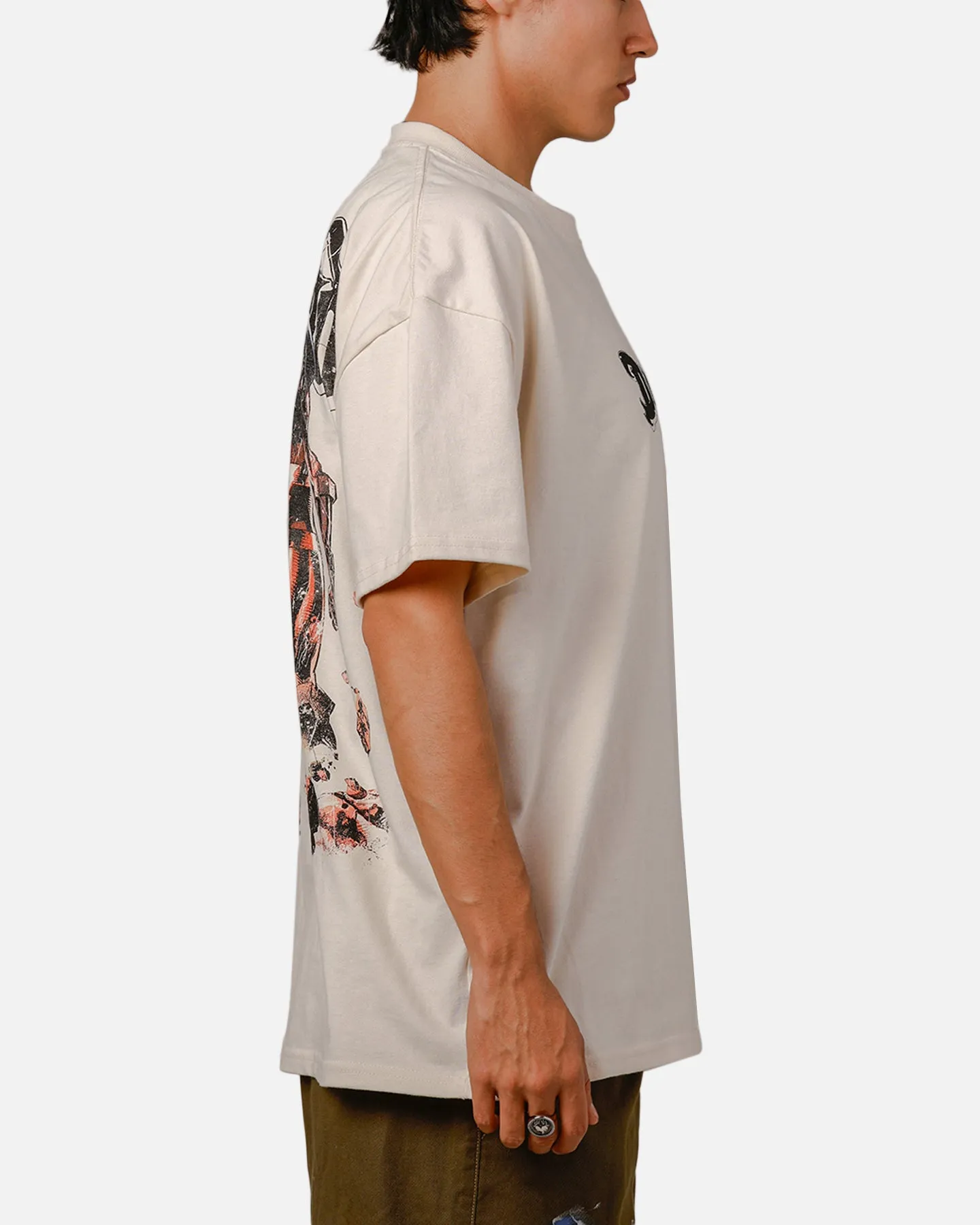 Goat Crew X DC Superman Darkseid Heavy T-Shirt Off White