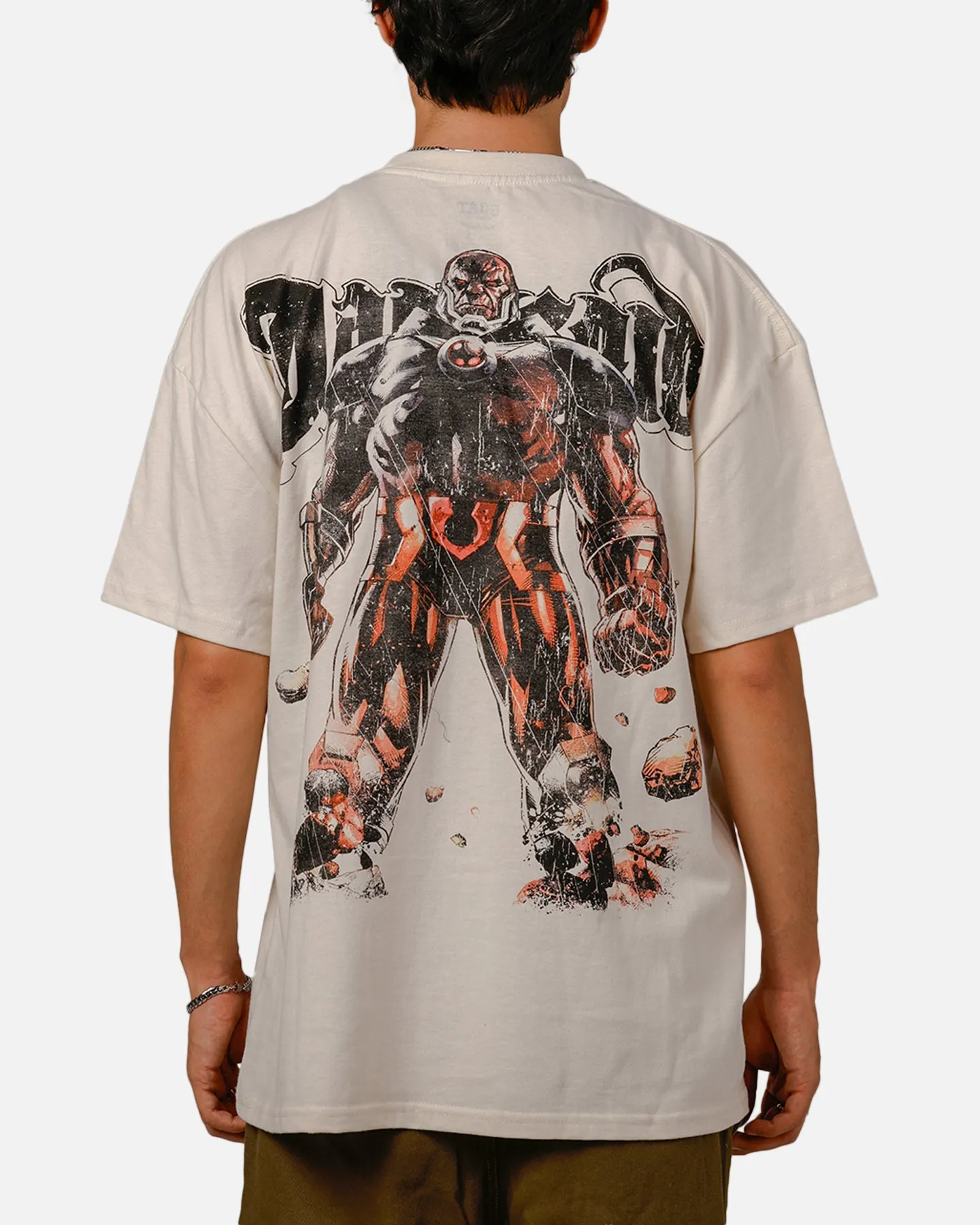 Goat Crew X DC Superman Darkseid Heavy T-Shirt Off White