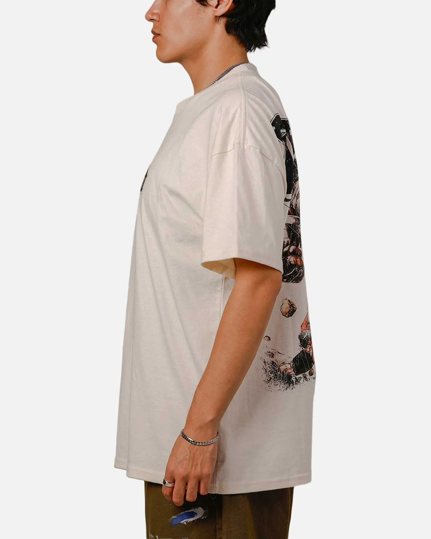 Goat Crew X DC Superman Darkseid Heavy T-Shirt Off White