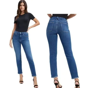 Good American Good Classic Slim Straight Jeans Size 0/25. NWT