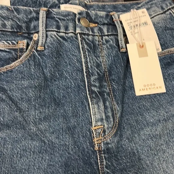 Good American Good Classic Slim Straight Jeans Size 0/25. NWT