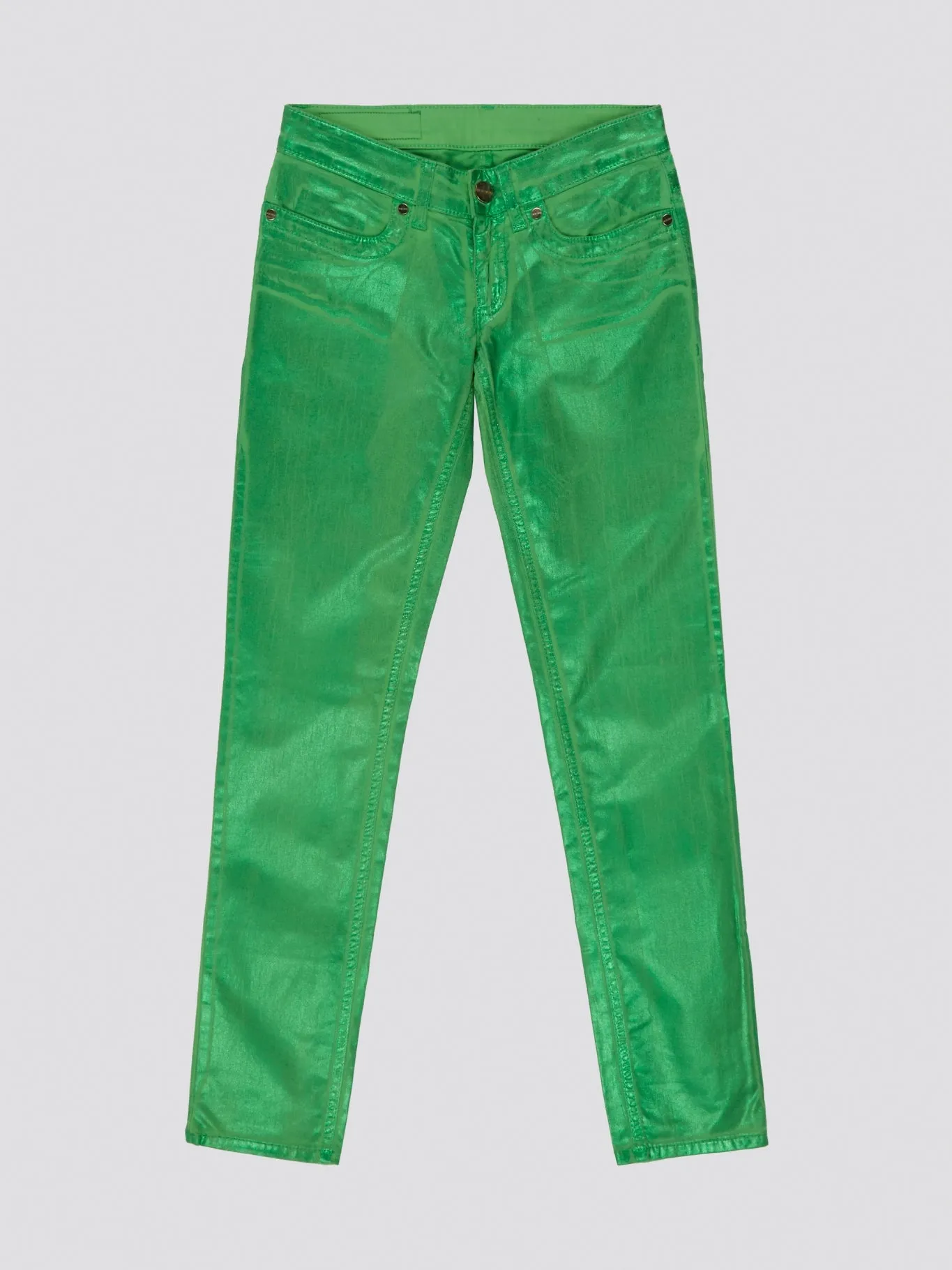 Green Slim Fit Jeans